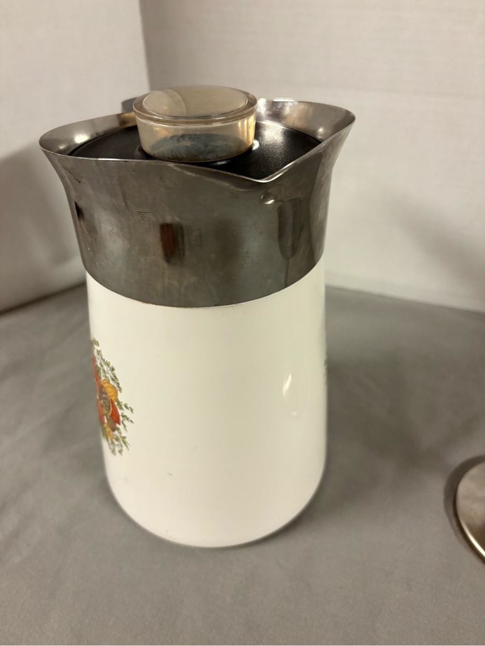 Vintage Corningware Spice of Life Pattern Coffee Percolator Stovetop - Picture 3 of 10